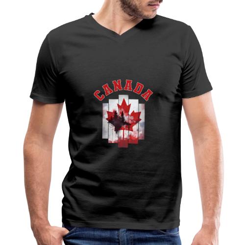 Canadian Pulse - Men's Premium Organic V-Neck T-Shirt