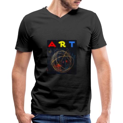 Echoes of Art - Men's Premium Organic V-Neck T-Shirt