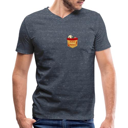 Just feed me pizza - Men's V-Neck T-Shirt by Canvas