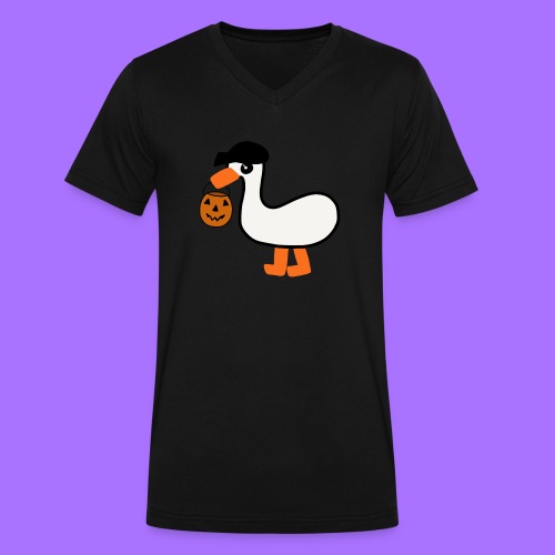 Emo Goose (Halloween 2021) - Men's V-Neck T-Shirt by Canvas