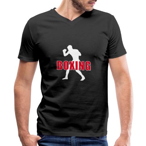 Boxing Force - Men's Premium Organic V-Neck T-Shirt