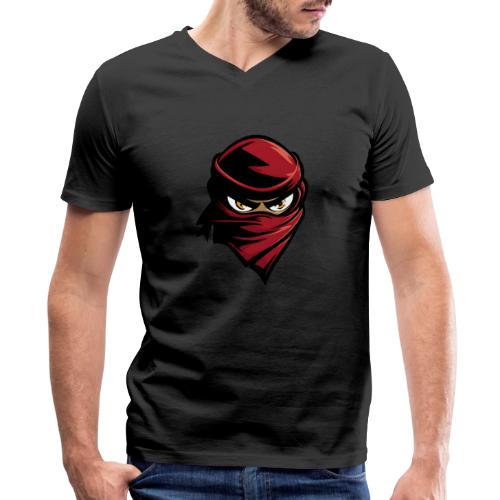 Scarlet Shadow Ninja - Men's Premium Organic V-Neck T-Shirt
