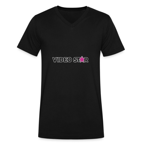 Video Star Logo - Men's V-Neck T-Shirt by Canvas