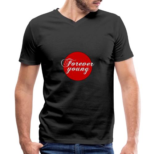 Forever Young, timeless Youth - Men's Premium Organic V-Neck T-Shirt