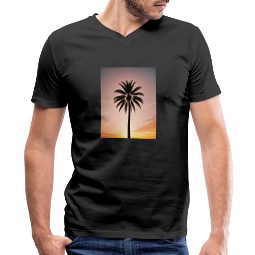 palm peace - Men's V-Neck T-Shirt by Bella + Canvas