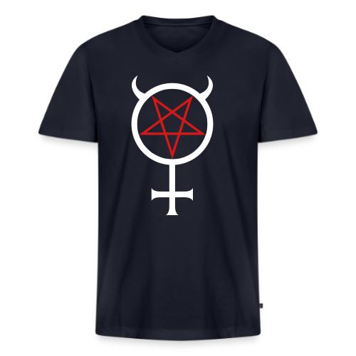 Mercury Pentagram - Men's V-Neck T-Shirt by Bella + Canvas