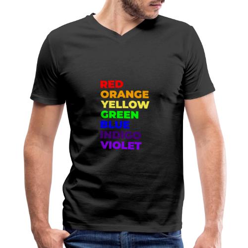 True Colors - Men's Premium Organic V-Neck T-Shirt