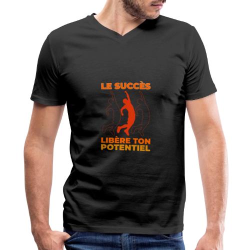 Libère ton Potentiel - Men's Premium Organic V-Neck T-Shirt