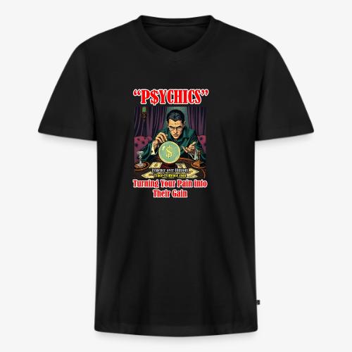 P$YCHICS - Men's Premium Organic V-Neck T-Shirt