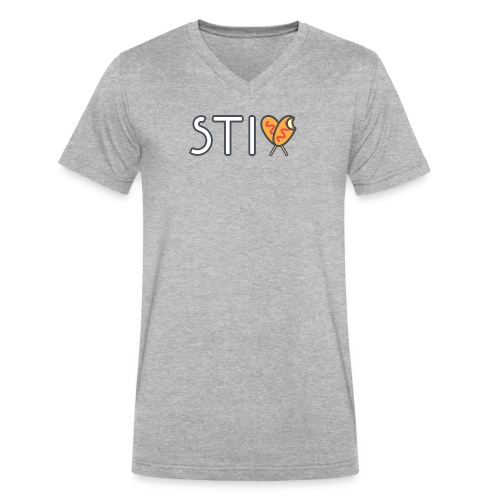 STIX Logo - Men's V-Neck T-Shirt by Canvas