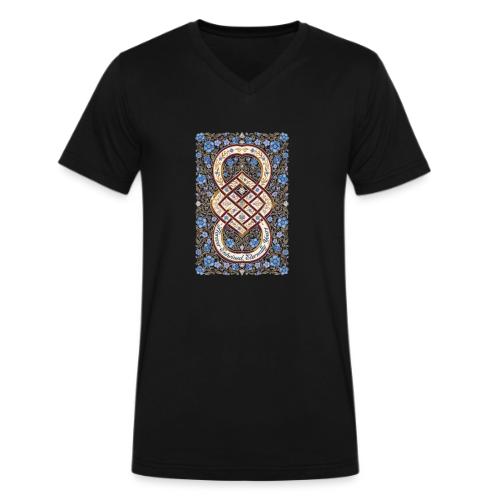 Forever Entwined Eternally Yours Infinity Knot T-S - Men's V-Neck T-Shirt by Bella + Canvas