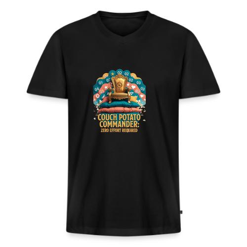 Dad Tax Collector T Shirt - Men's Premium Organic V-Neck T-Shirt