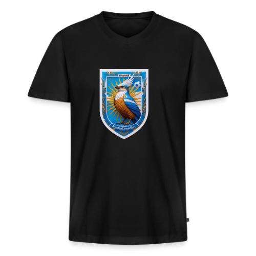 Argentina Hornero Pride T Shirt, Football Gift - Men's Premium Organic V-Neck T-Shirt
