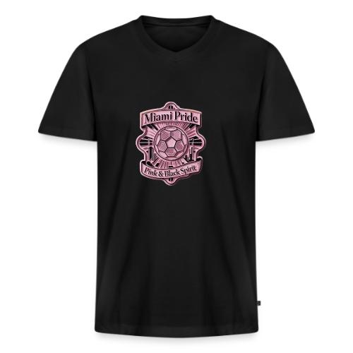 Miami City Pride T Shirt, Vibrant City Pride Gift - Men's Premium Organic V-Neck T-Shirt