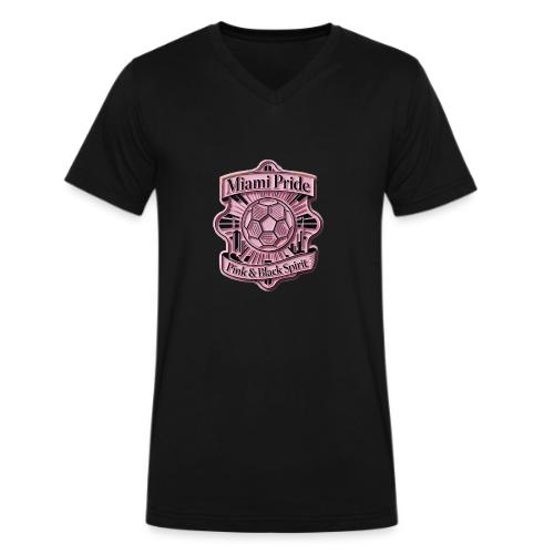 Miami City Pride T Shirt, Vibrant City Pride Gift - Men's V-Neck T-Shirt by Bella + Canvas