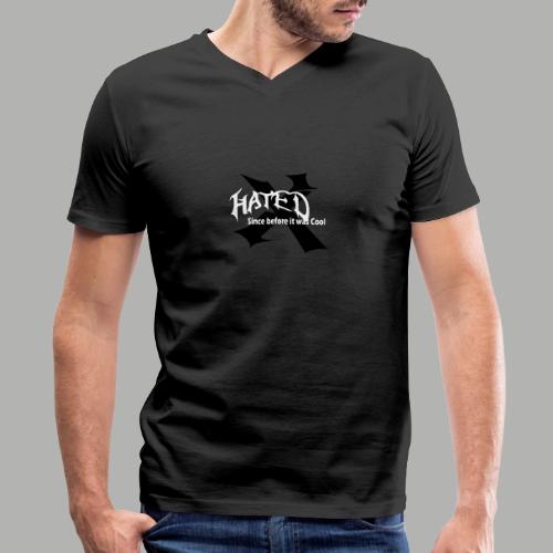Hated Front - Men's V-Neck T-Shirt by Bella + Canvas