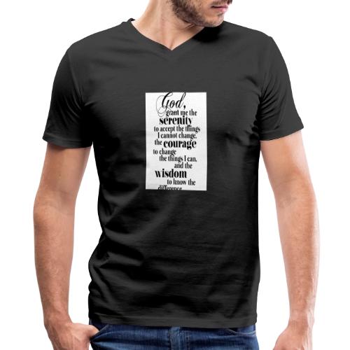 Serenity Prayer - Men's V-Neck T-Shirt by Bella + Canvas