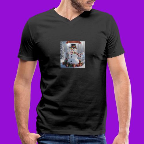 Merry Christmas - Men's V-Neck T-Shirt by Bella + Canvas