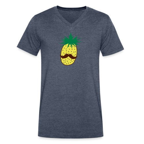 LUPI Pineapple - Men's V-Neck T-Shirt by Canvas