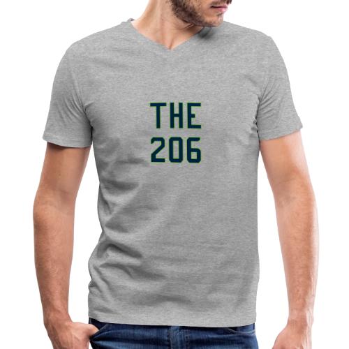 THE | 206 - Washington Spirit Gear - Game Day Line - Men's V-Neck T-Shirt by Bella + Canvas