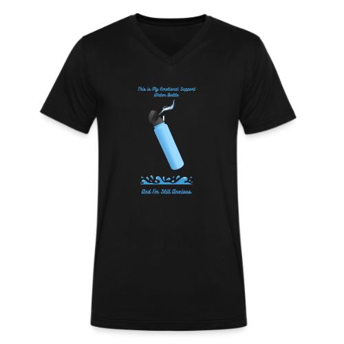 Emotional Support Water Bottle T-Shirt | Still Anx - Men's V-Neck T-Shirt by Bella + Canvas