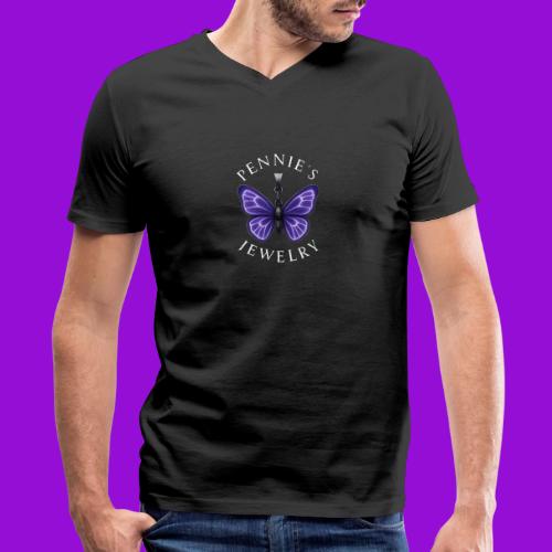 Pennie's Jewelry - Men's Premium Organic V-Neck T-Shirt