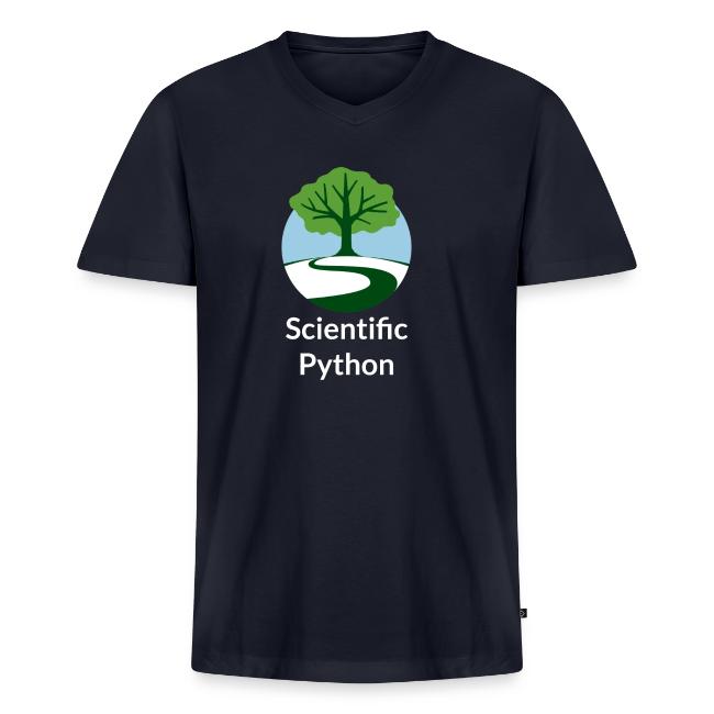 scientific python full color logo tee