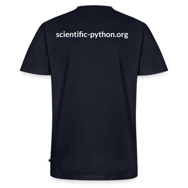 scientific python full color logo tee