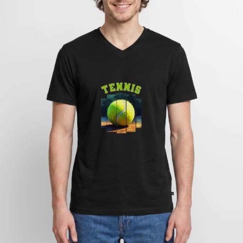 Tennis Vibes Only - Men's Premium Organic V-Neck T-Shirt