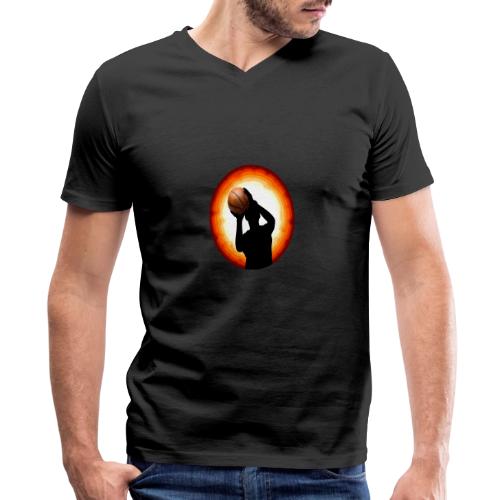 Basketball: The Art of the Shot - Men's Premium Organic V-Neck T-Shirt