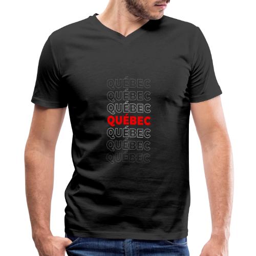 Quebec Declaration - Men's Premium Organic V-Neck T-Shirt