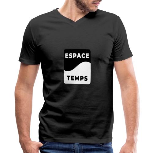 Space-Time: Distorted Reality - Men's Premium Organic V-Neck T-Shirt