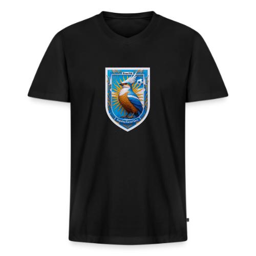 Argentina Hornero Pride T Shirt, Football Gift - Men's Premium Organic V-Neck T-Shirt