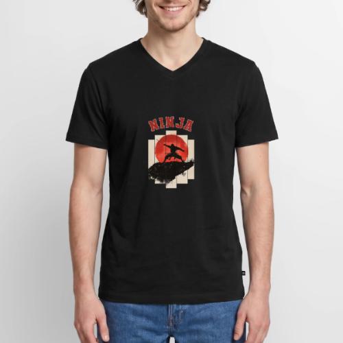 Ninja Strike Force - Men's Premium Organic V-Neck T-Shirt