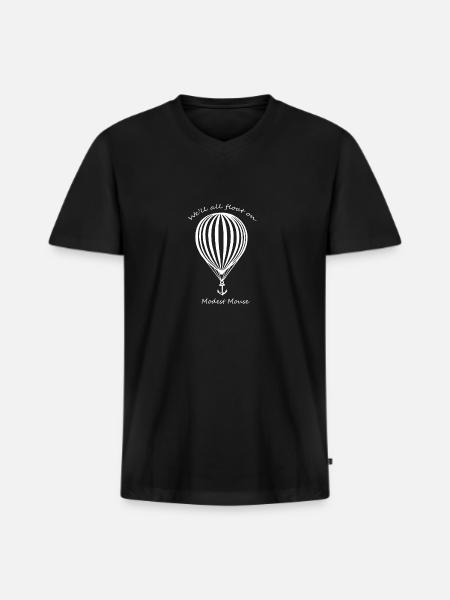 modest mouse - Men's Premium Organic V-Neck T-Shirt - black