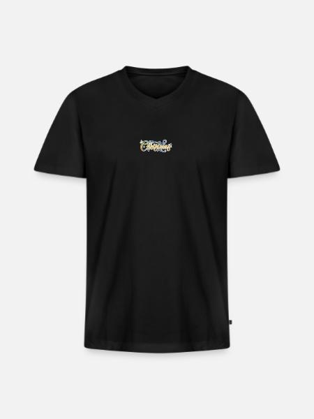Christmas - Men's Premium Organic V-Neck T-Shirt - black
