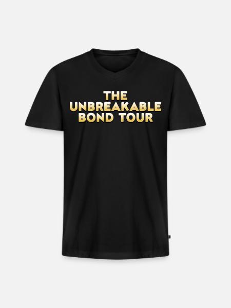The Unbreakable Bond Tour - Men's Premium Organic V-Neck T-Shirt - black
