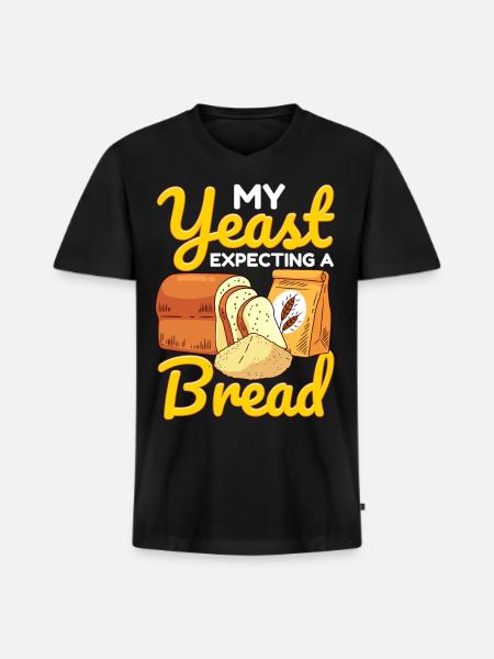 Bread Baking Bread Maker - Men's Premium Organic V-Neck T-Shirt - black