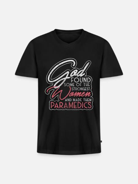 Paramedics Paramedic - Men's Premium Organic V-Neck T-Shirt - black