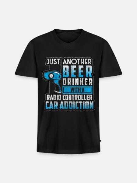 Car Remote Control - Men's Premium Organic V-Neck T-Shirt - black