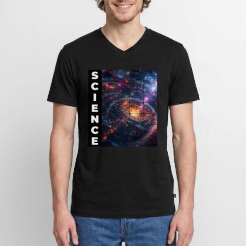 Science Spiral - Men's Premium Organic V-Neck T-Shirt