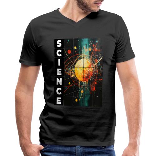 Core of Science - Men's Premium Organic V-Neck T-Shirt