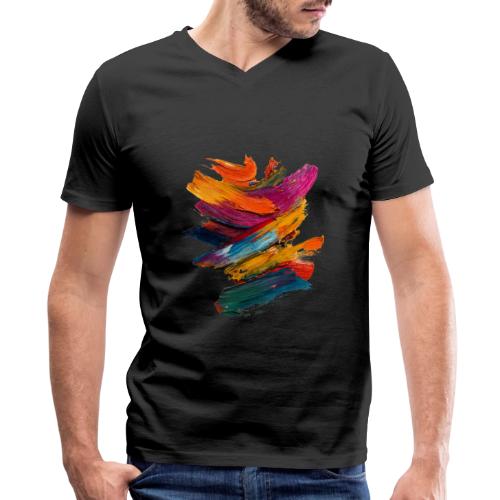 Harmony in Motion - Men's Premium Organic V-Neck T-Shirt