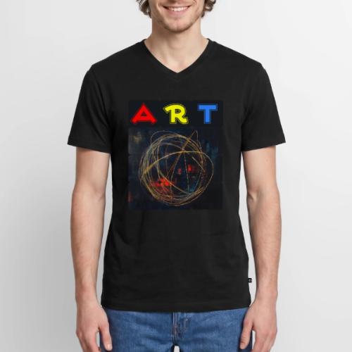 Echoes of Art - Men's Premium Organic V-Neck T-Shirt