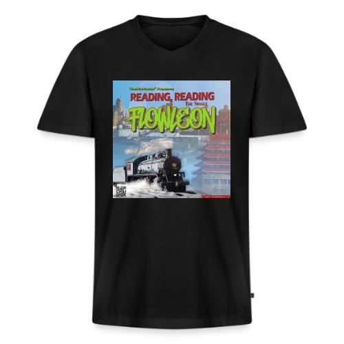 Reading Reading StadiumMixCoverArt RGB - Men's Premium Organic V-Neck T-Shirt