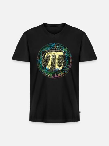 Everyday should be Pi Day - Men's Premium Organic V-Neck T-Shirt - black