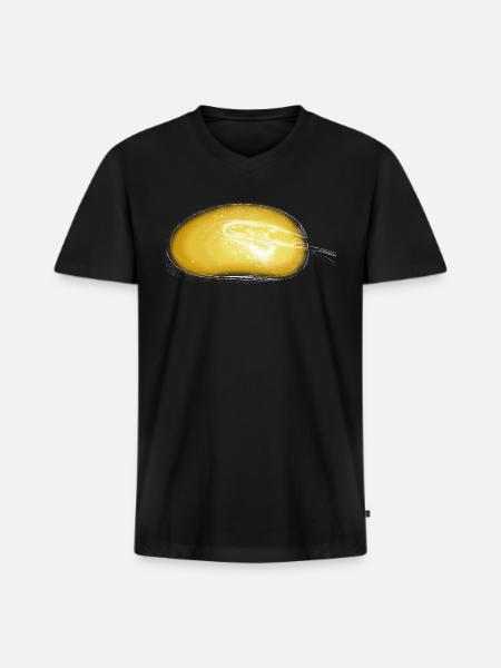 Mouse - Men's Premium Organic V-Neck T-Shirt - black