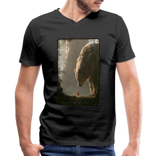 The Bear Who Found the Forest - Men's Premium Organic V-Neck T-Shirt