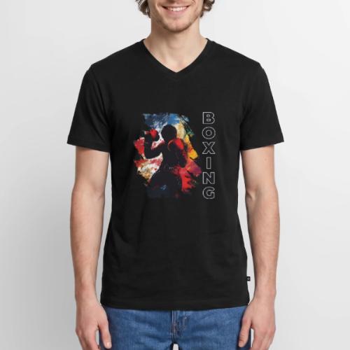 Boxing Drive - Men's Premium Organic V-Neck T-Shirt