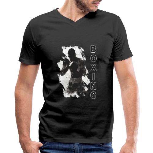 Boxing Vibes - Men's Premium Organic V-Neck T-Shirt